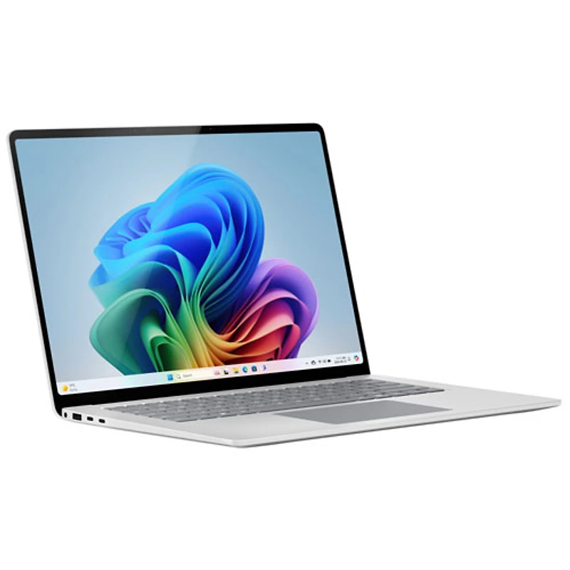 Portable Surface Laptop Copilot+ PC à écran tactile de 15 po de Microsoft (Snapdragon X Elite/RAM 16 Go/SSD 512 Go) (2024) - Platine - Ang