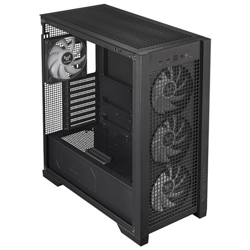 Boîtier d'ordinateur mi-tour TUF Gaming GT302 ARGB ATX d'ASUS - Noir