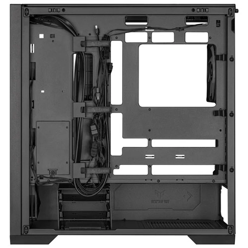 Boîtier d'ordinateur mi-tour TUF Gaming GT302 ARGB ATX d'ASUS - Noir