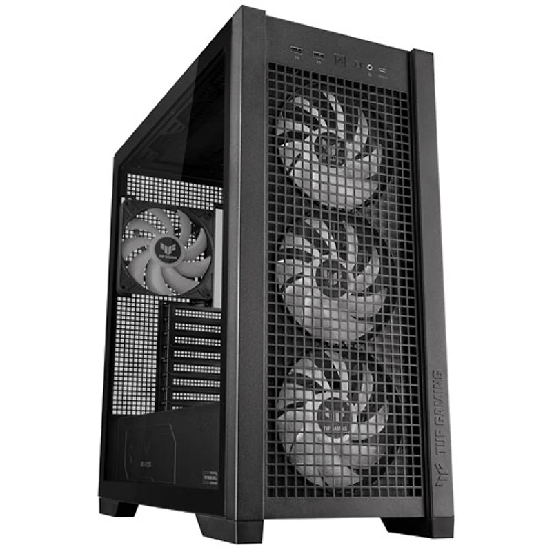 Boîtier d'ordinateur mi-tour TUF Gaming GT302 ARGB ATX d'ASUS - Noir