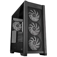 Boîtier d'ordinateur mi-tour TUF Gaming GT302 ARGB ATX d'ASUS - Noir