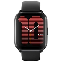 Montre intelligente Active d'Amazfit avec moniteur de fréquence cardiaque - Noir minuit