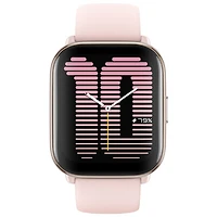 Montre intelligente Active d'Amazfit avec moniteur de fréquence cardiaque - Rose pétale