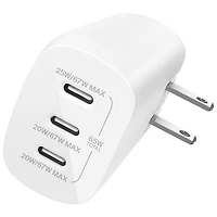 Belkin BoostCharge Pro 67W 3-Port USB-C Wall Charger (WCC002dqWH) - White