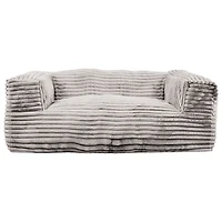 Fauteuil poire en velours côtelé avec mousse à mémoire Redd de Sealy