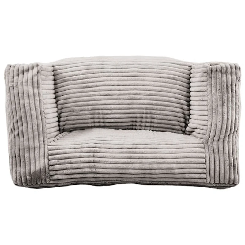 Fauteuil poire en velours côtelé avec mousse à mémoire Redd de Sealy