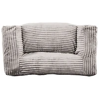 Fauteuil poire en velours côtelé avec mousse à mémoire Redd de Sealy