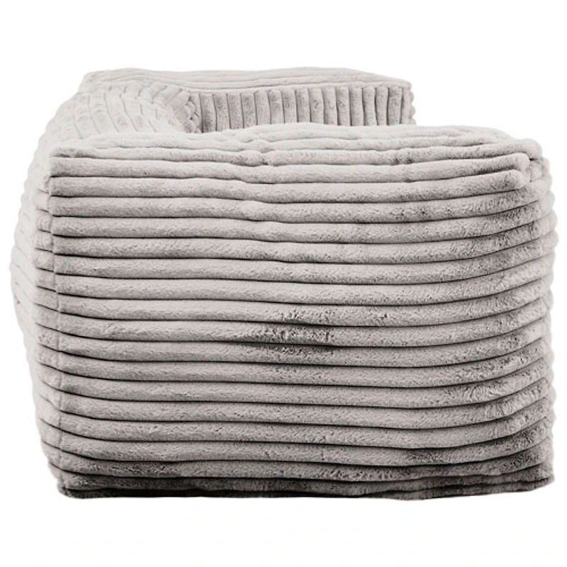 Fauteuil poire en velours côtelé avec mousse à mémoire Redd de Sealy