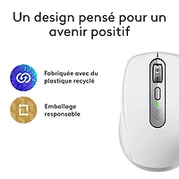 Souris compacte sans fil Darkfield MX Anywhere 3S de Logitech pour Mac - Gris pâle - Exclusivité de Best Buy