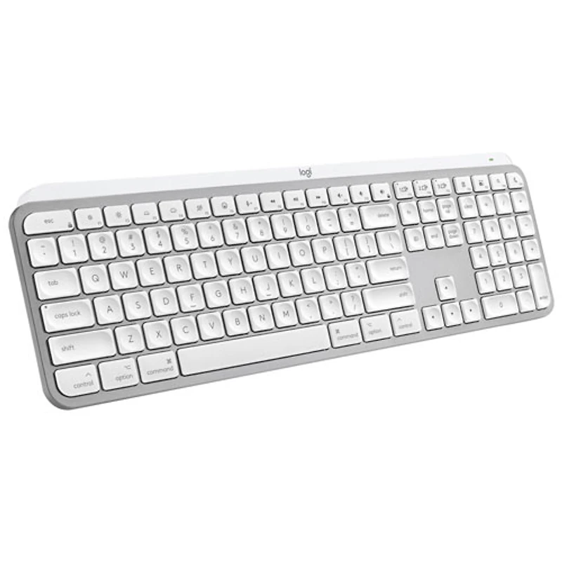 Clavier rétroéclairé sans fil MX Keys S de Logitech pour Mac/iPad - Gris pâle - Exclusivité de Best Buy