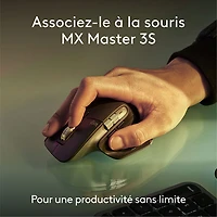 Clavier rétroéclairé sans fil MX Keys S de Logitech pour Mac/iPad - Gris pâle - Exclusivité de Best Buy