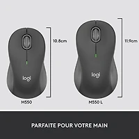 Souris optique sans fil Signature M550 de Logitech - Graphite
