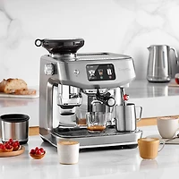 Machine à espresso Oracle Jet avec moussoir à lait et moulin à café de Breville - Acier inoxydable brossé