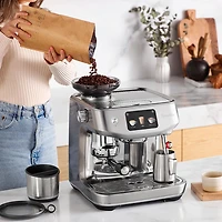Machine à espresso Oracle Jet avec moussoir à lait et moulin à café de Breville - Acier inoxydable brossé