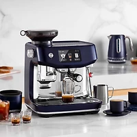 Breville Oracle Jet Espresso Machine with Frother & Coffee Grinder - Damson Blue