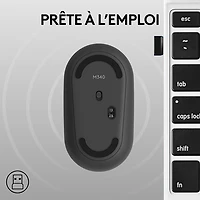 Logitech M340 1000 DPI Wireless Optical tracking Mouse - Speckles