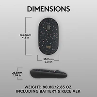 Logitech M340 1000 DPI Wireless Optical tracking Mouse - Speckles