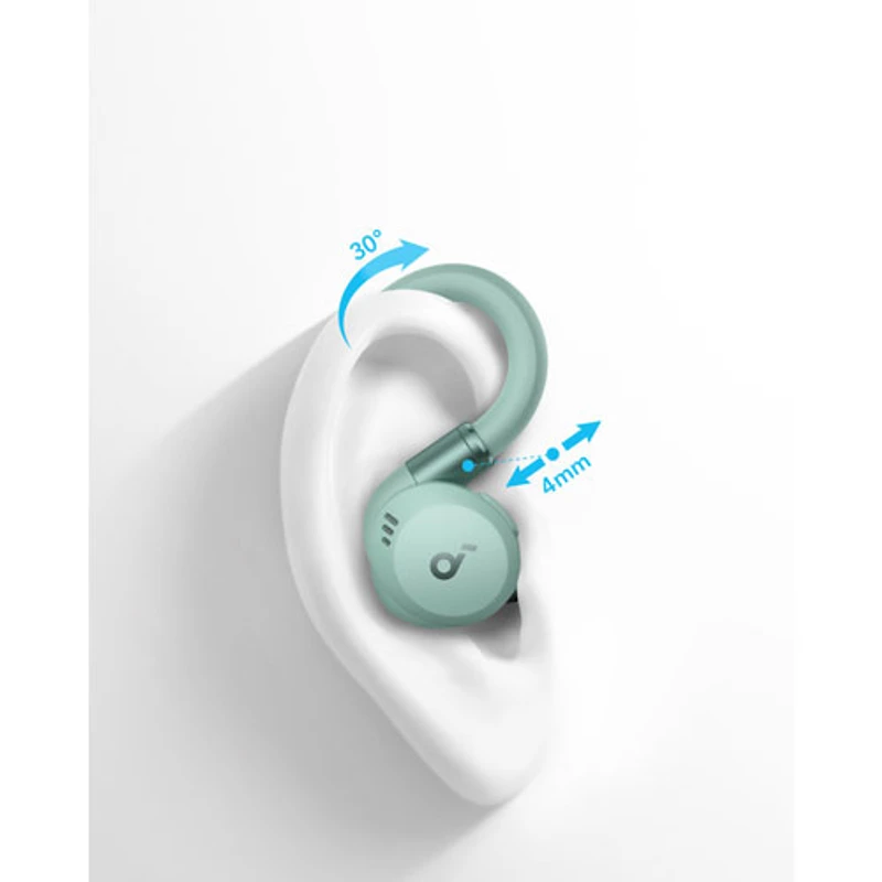 Écouteurs boutons 100 % sans fil à suppression du bruit Sport X20 de Soundcore par Anker - Menthe
