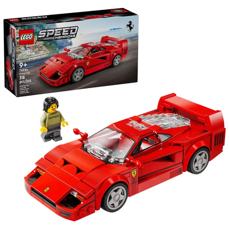 LEGO Speed Champions : La supervoiture Ferrari F40 - 318 pièces (76934)