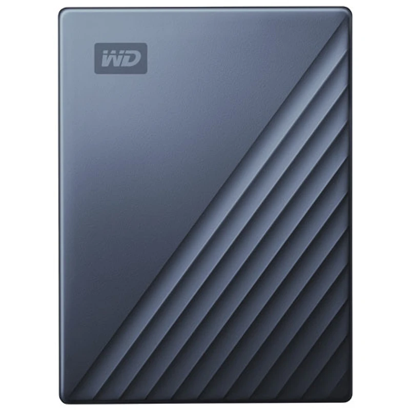 Disque dur externe USB-C/USB 3.0 My Passport Ultra de 6 To de WD (WDBEJA0060BBL-WESN) - Bleu