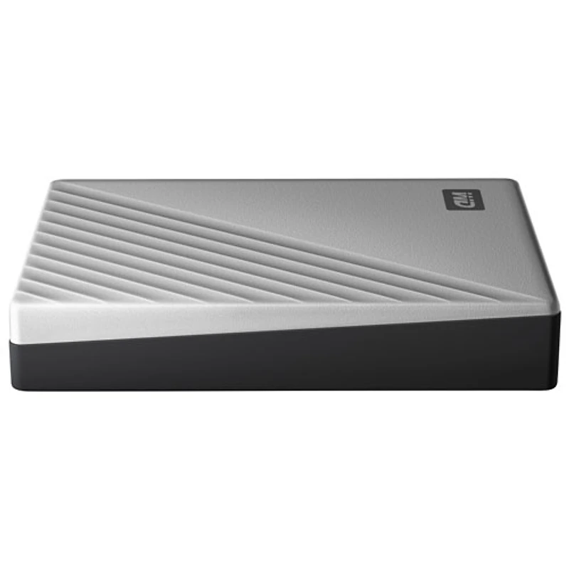 WD My Passport Ultra 6TB USB-C/USB 3.0 External Hard Drive for Mac (WDBGKC0060BSL-WESN) - Silver