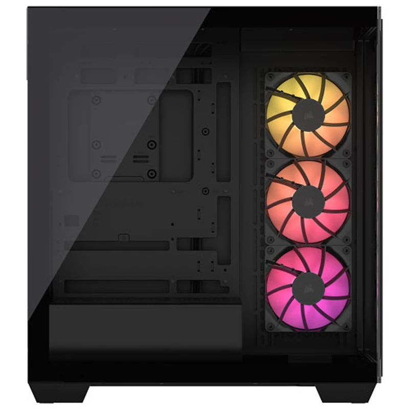 Tour d'ordinateur mi-haute ATX 3500X ARGB de Corsair - Noir