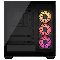 Tour d'ordinateur mi-haute ATX 3500X ARGB de Corsair - Noir
