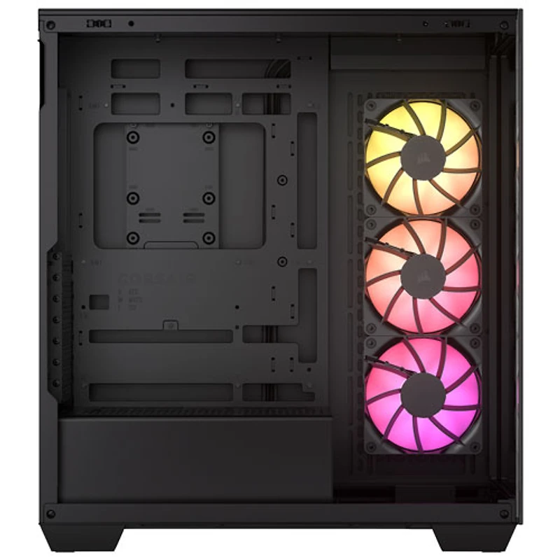 Corsair 3500X ARGB Mid-Tower ATX Computer Case - Black