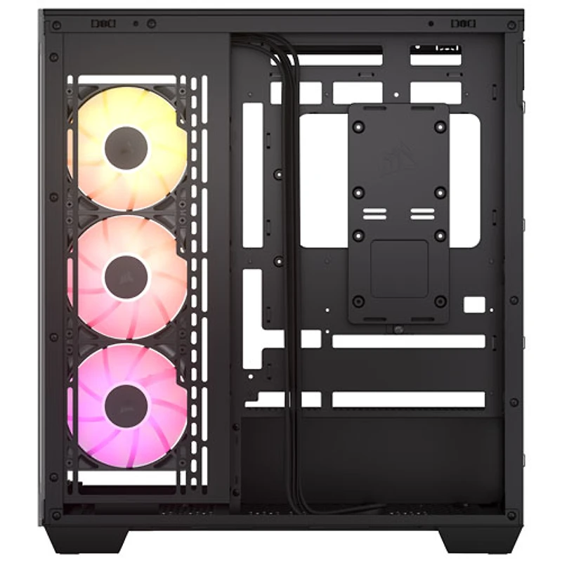 Corsair 3500X ARGB Mid-Tower ATX Computer Case - Black