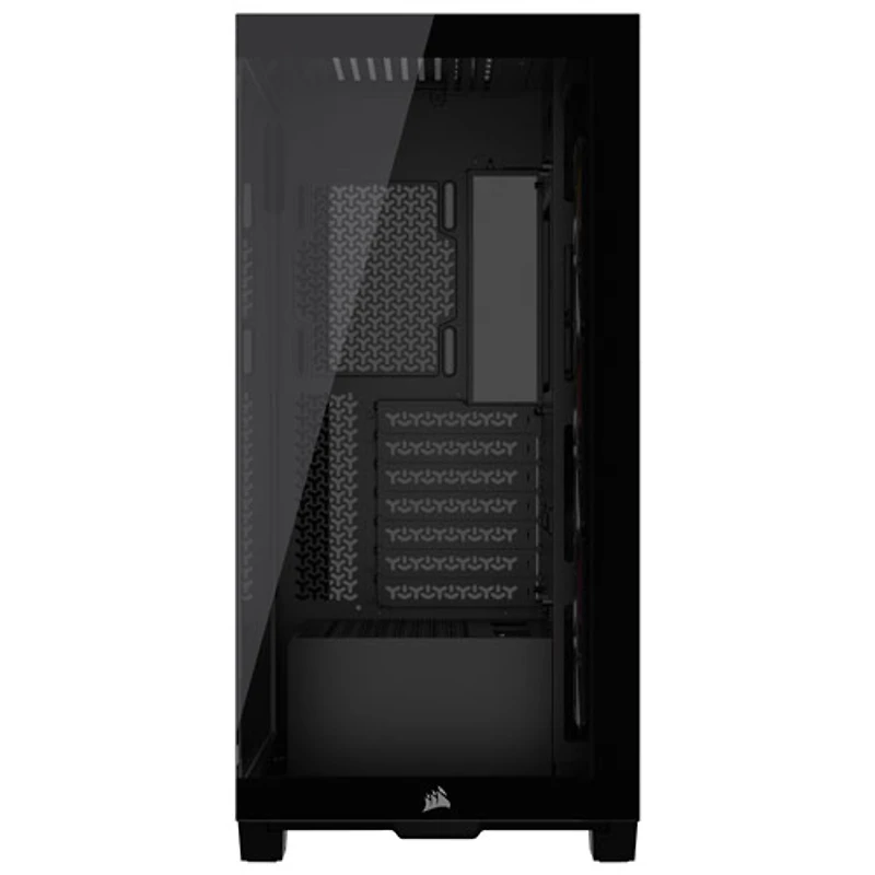 Corsair 3500X ARGB Mid-Tower ATX Computer Case - Black