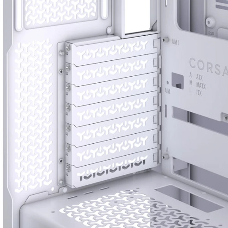 Tour d'ordinateur mi-hauteur ATX 3500X ARGB de Corsair - Blanc