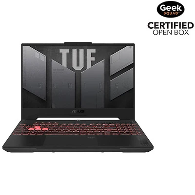 Boîte ouverte - Portable de jeu de 15,6 po TUF Gaming A15 d'ASUS (Ryzen 5 7535HS d'AMD/SSD 512 Go/RAM 16 Go/GeForce RTX 4050)