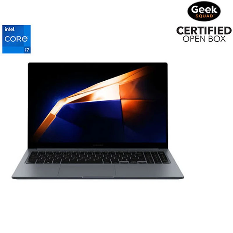 Boîte ouverte - Portable de 15,6 po Galaxy Book4 de Samsung - Gris (Core 7-150U d'Intel/SSD 512 Go/RAM 16 Go/Windows 11 Home)
