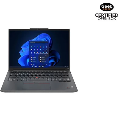 Boîte ouverte - Portable de 14 po ThinkPad E14 Gen 5 de Lenovo - Noir graphite (Core i7-1355U d'Intel/SSD 512 Go/RAM 16 Go/Windows 11) - Anglais