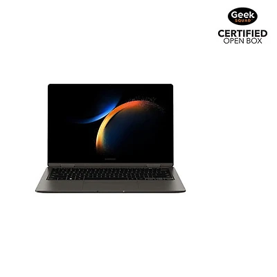 Boîte ouverte - Portable Galaxy Book3 360 tactile 2-en-1 13,3 po de Samsung (Ci7-1360P Intel/SSD 512 Go/RAM 16 Go/Windows 11) - Anglais