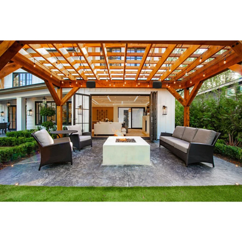 Klipsch RSM-650 320-Watt Outdoor All-Weather 5-Way Speaker System - Pair - Black