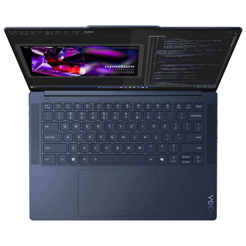 Portable à écran tactile DELO de 14,5 po Yoga Slim 7x de Lenovo avec Copilot+ (Snapdragon X Elite/RAM 16 Go/SSD 1 To)