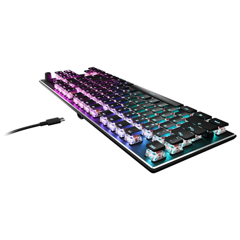 Clavier de jeu mécanique linéaire rétroéclairé sans pavé Vulcan de Turtle Beach - Exclusivité de Best Buy