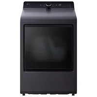 Sécheuse électrique à contrôle arrière de très grande capacité 7,3 pi³ de LG (DLE8400BE) - Noir mat