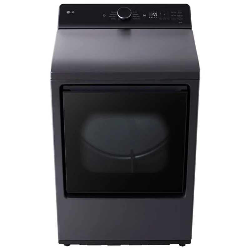 Sécheuse électrique à contrôle arrière de très grande capacité 7,3 pi³ de LG (DLE8400BE) - Noir mat
