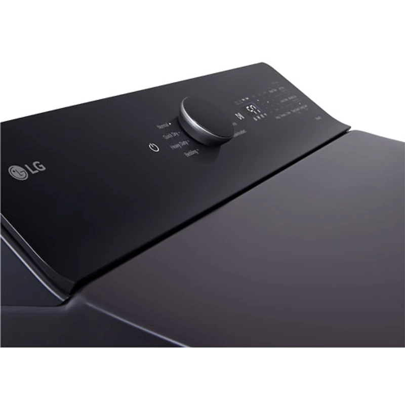 Sécheuse électrique à contrôle arrière de très grande capacité 7,3 pi³ de LG (DLE8400BE) - Noir mat
