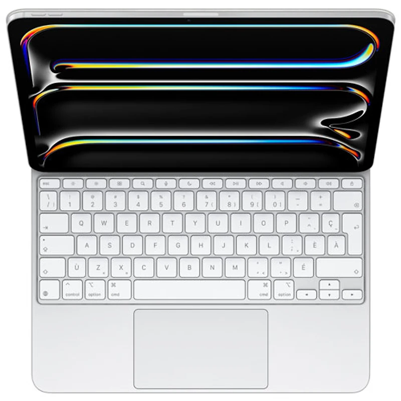 Clavier Magic Keyboard d'Apple pour iPad Pro de 13 po (M4) - Français - Blanc