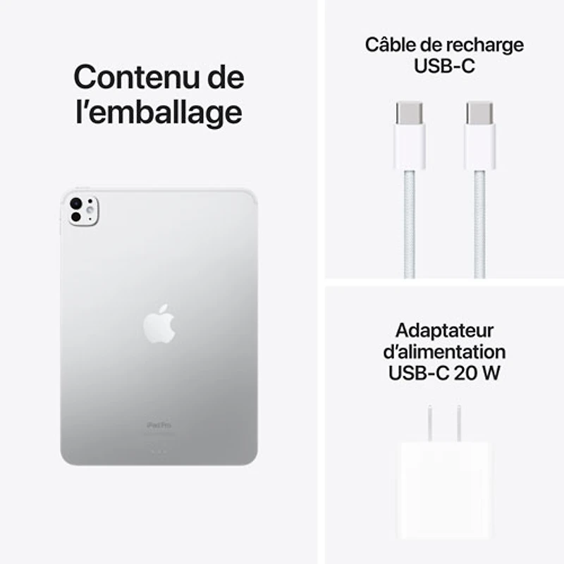 iPad Pro 11 po 512 Go d'Apple avec Wi-Fi (5e génération) - Argenté