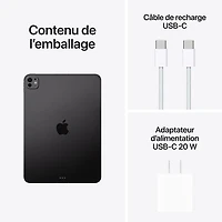 iPad Pro 11 po 256 Go avec Wi-Fi et 5G d'Apple (5e génération) - Noir infini