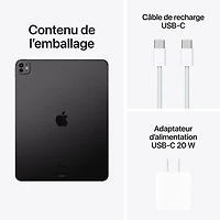 iPad Pro 13 po 512 Go avec Wi-Fi et 5G d'Apple (7e génération) - Noir infini