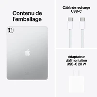 iPad Pro 13 po 2 To avec Wi-Fi et 5G d'Apple (7e génération) - Argenté