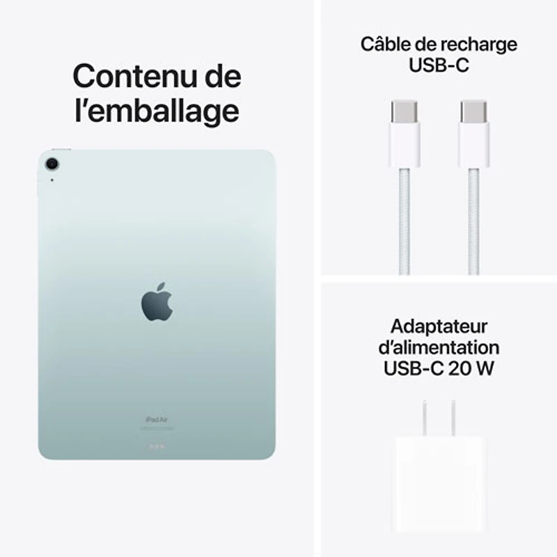 iPad Air 13 po 512 Go avec Wi-Fi d'Apple (6e génération) - Bleu