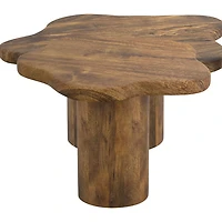 Mayal Small Contemporary Coffee Table - Walnut