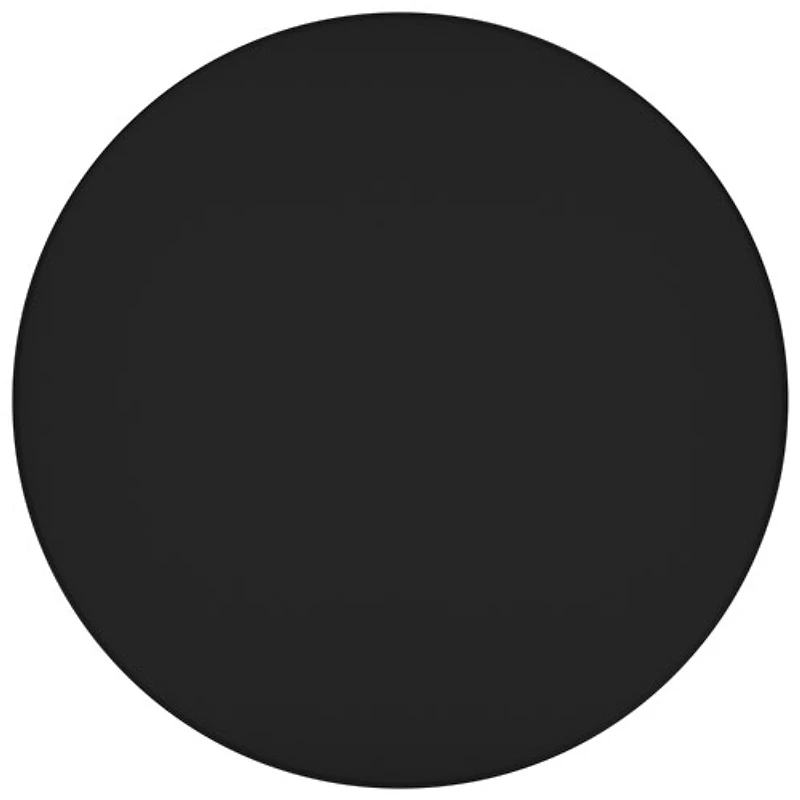 Table basse ronde contemporaine Boden - Noir/Noyer