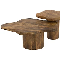 Mayal Large Contemporary Coffee Table - Walnut